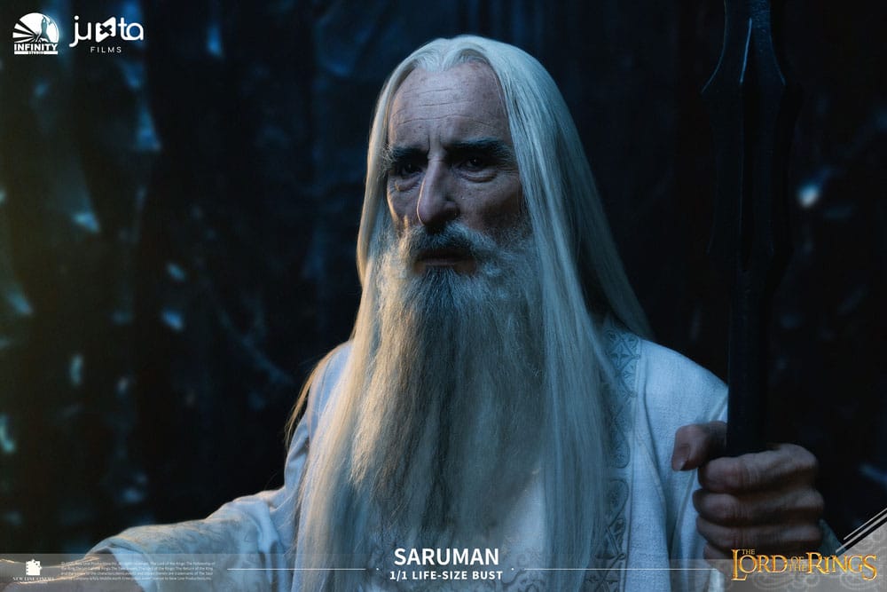 Le Seigneur des Anneaux buste 1/1 Saruman 110 cm
