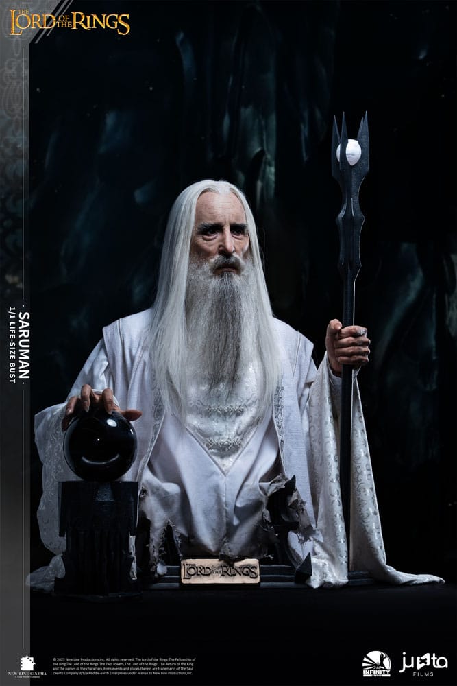 Le Seigneur des Anneaux buste 1/1 Saruman 110 cm