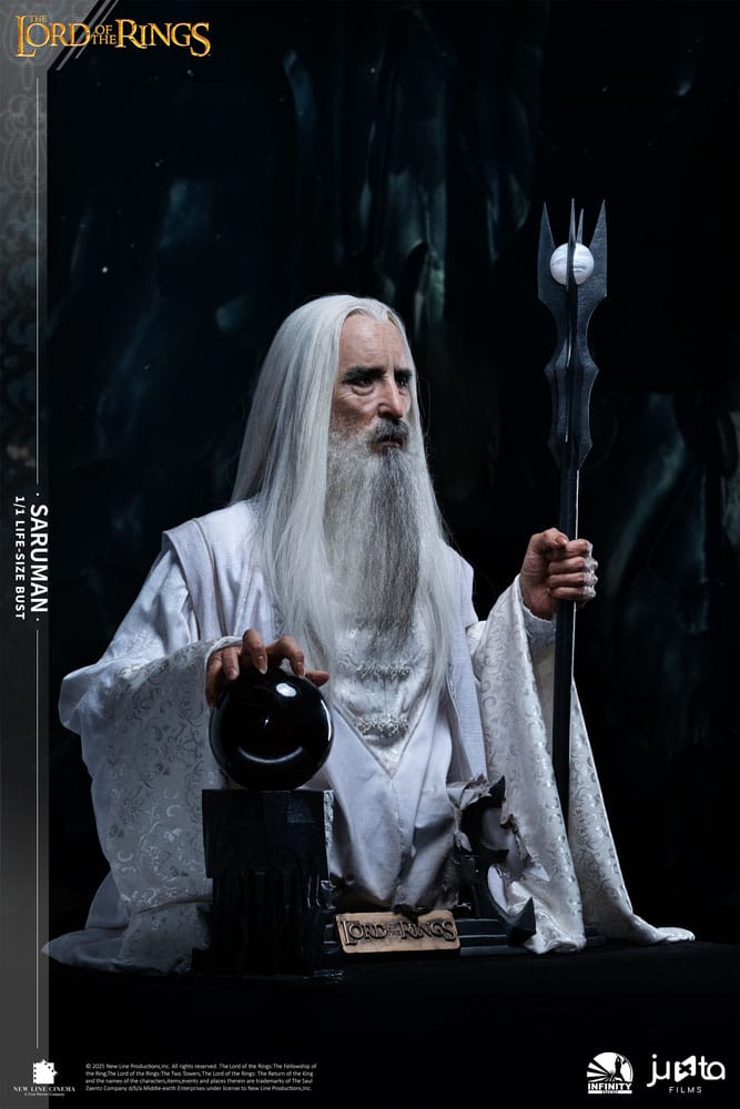 Le Seigneur des Anneaux buste 1/1 Saruman 110 cm