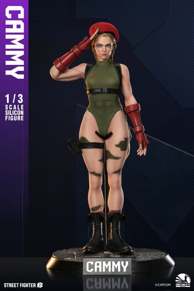 Street Fighter 6 figurine en silicone 1/3 Cammy 65 cm