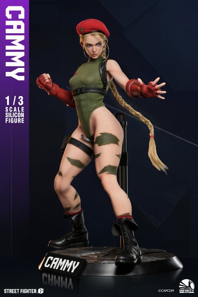Street Fighter 6 figurine en silicone 1/3 Cammy 65 cm
