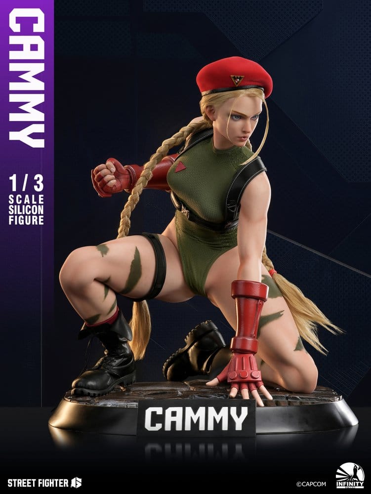 Street Fighter 6 figurine en silicone 1/3 Cammy 65 cm