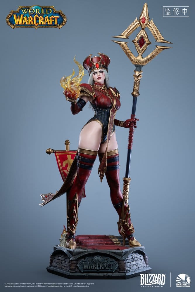 World of Warcraft Statue en Silicone 1/3 Sally Whitemane 108 cm