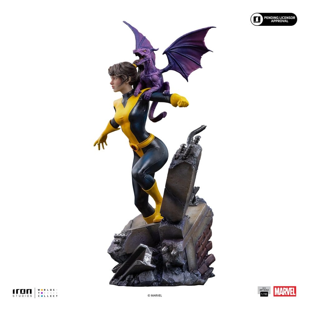 Marvel Kitty Pride & Lockheed X-Men Comics BDS Art Scale statuette 1/10 Kitty Pride & Lockheed 24 cm
