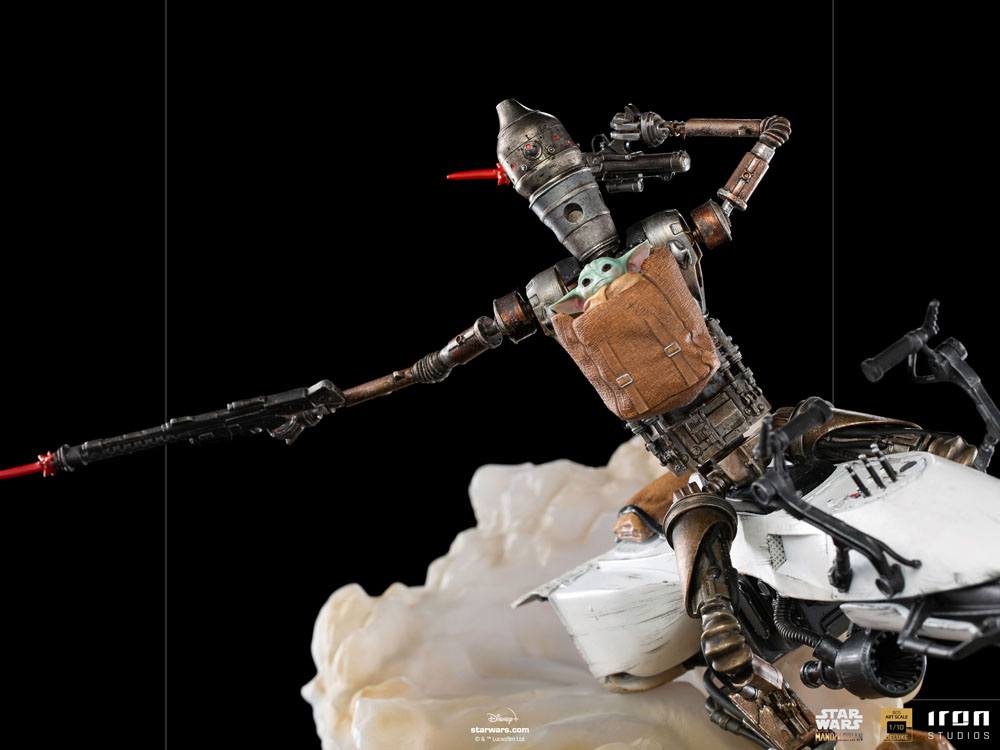 Star Wars The Mandalorian statuette 1/10 Deluxe Art Scale IG-11 & The Child 20 cm