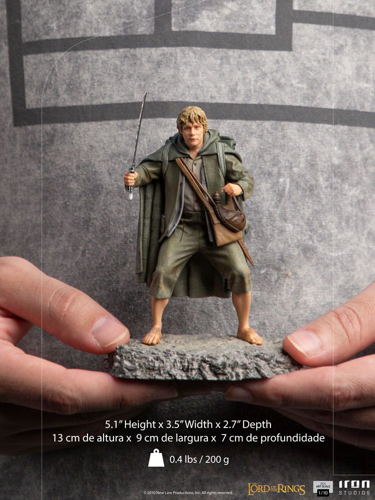 Le Seigneur des Anneaux statuette 1/10 BDS Art Scale Sam 13 cm