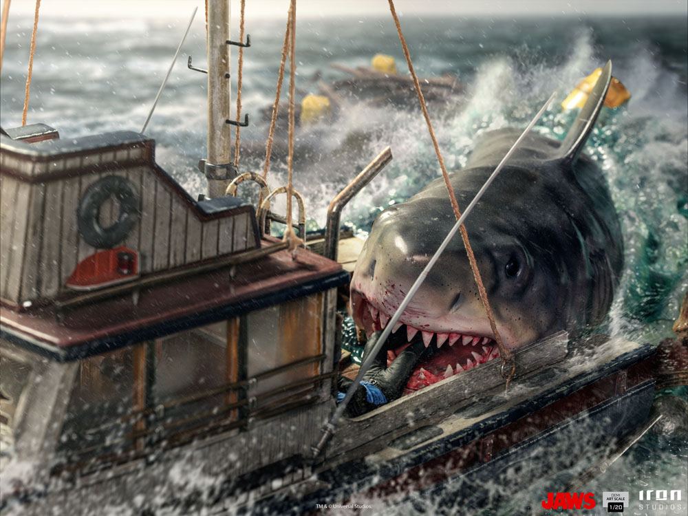 Les Dents de la mer statuette 1/20 Jaws Attack 104 cm