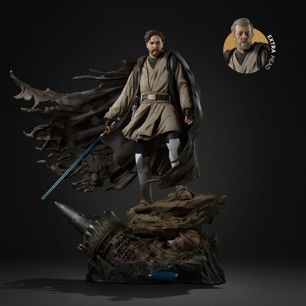 Star Wars statuette Legacy Replica 1/4 Obi-Wan Signatures 66 cm