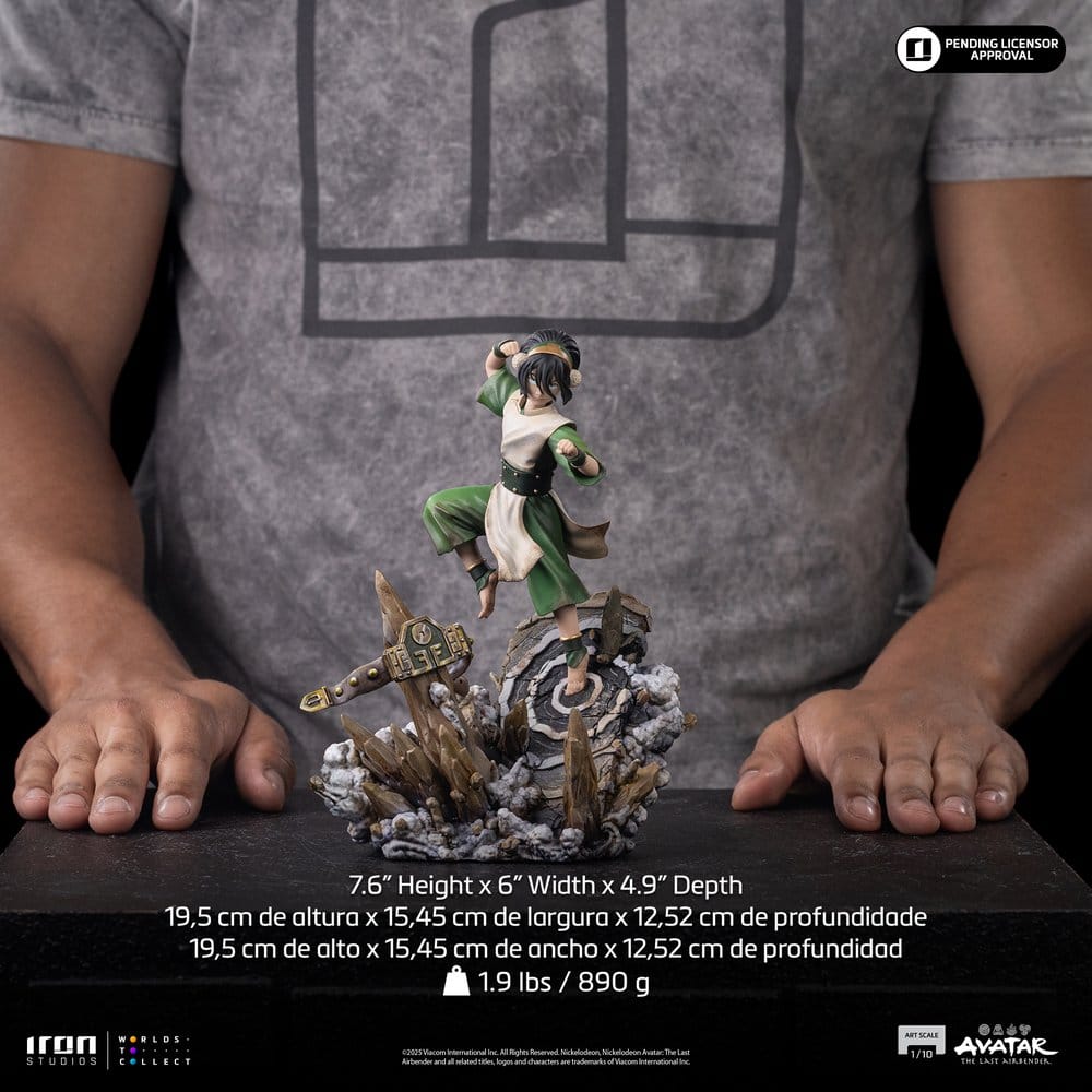 Avatar, le dernier maître de l'air statuette 1/10 Art Scale Toph 20 cm