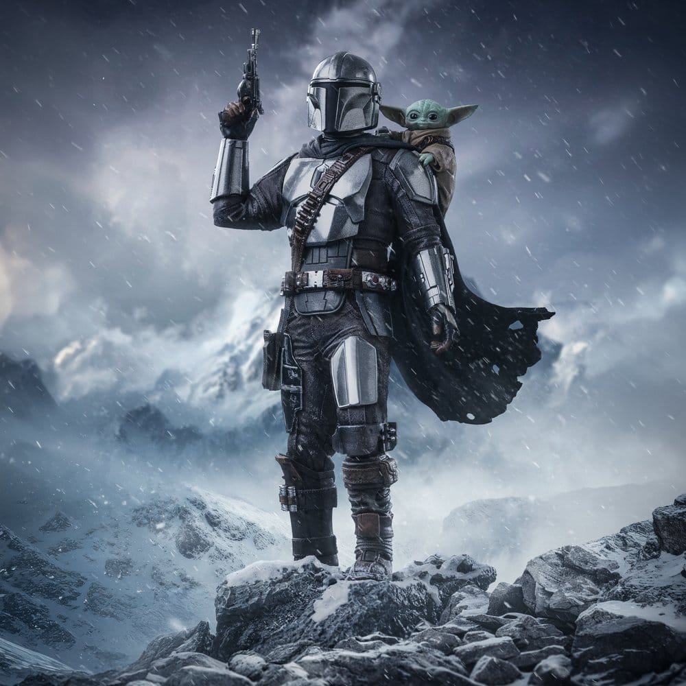 The Mandalorian & Grogu statuette 1/10 Art Scale The Mandalorian and Grogu 25 cm