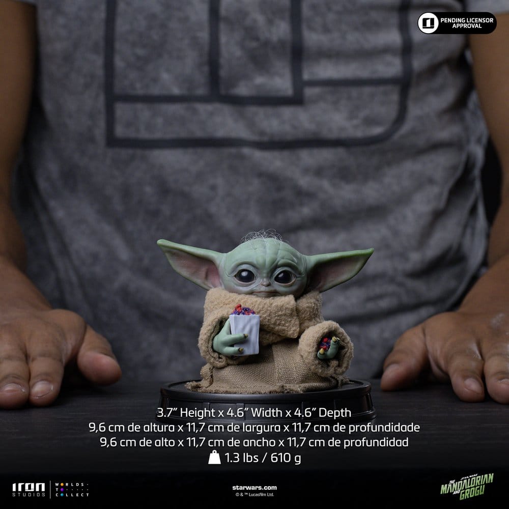 The Mandalorian & Grogu Grogu Collection statuette Grogu Popcorn Time