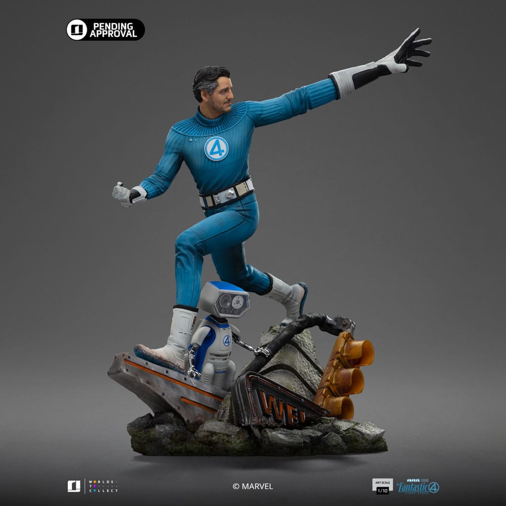 Iron Studios - Art Scale 1/10 - Marvel - The Fantastic Four: First Steps - Mr. Fantastic Statue 26cm