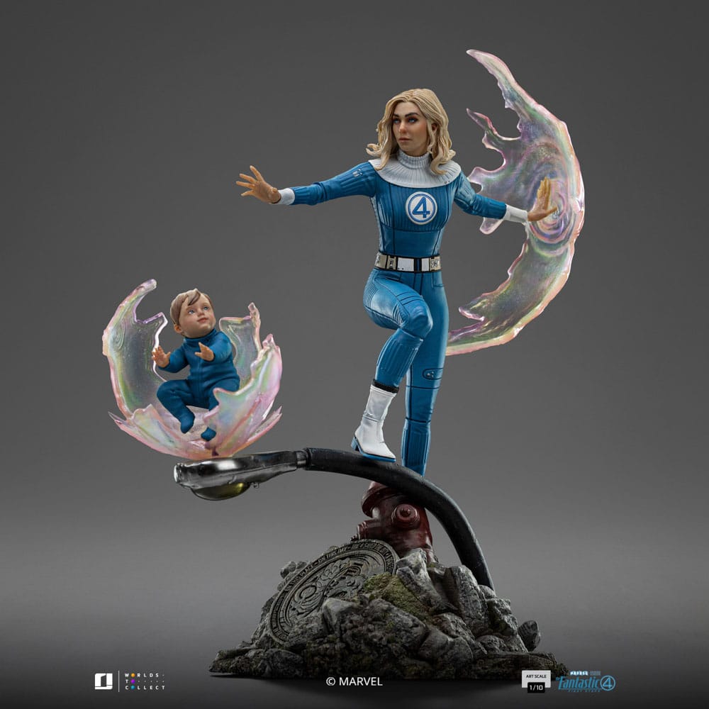 Iron Studios - Art Scale 1/10 - Marvel - The Fantastic Four: First Steps - Invisible Woman Statue 27cm