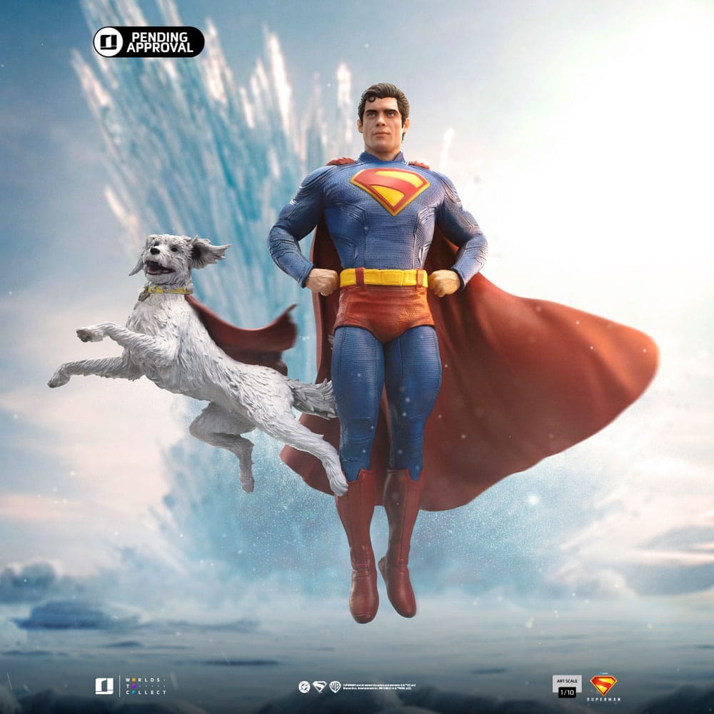 Superman Legacy statuette 1/10 Art Scale Superman & Krypto 32 cm
