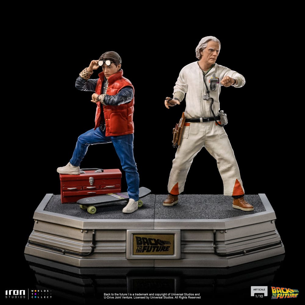 Retour vers le Futur Statuette 1/10 Art Scale Doc Brown 22 cm