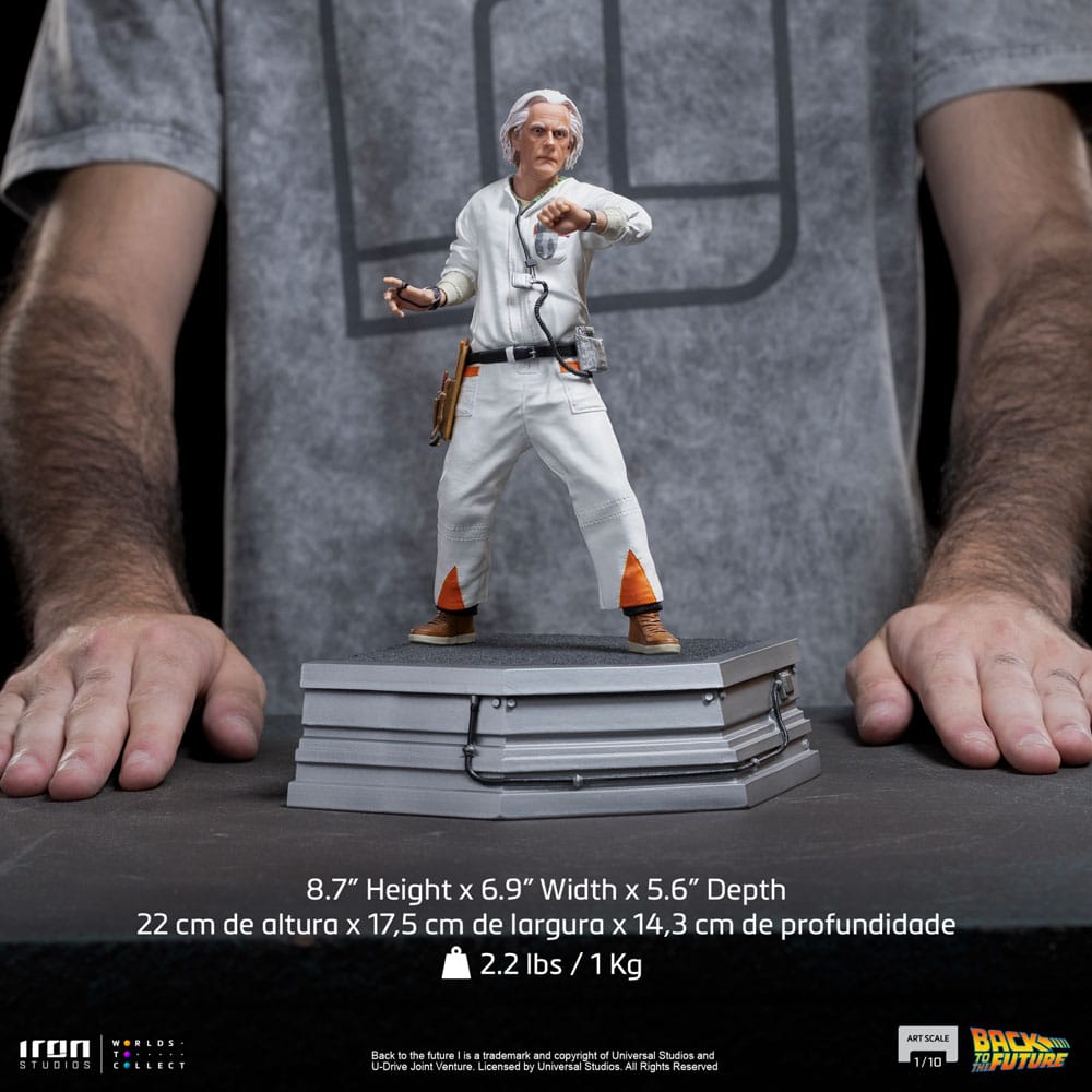 Retour vers le Futur Statuette 1/10 Art Scale Doc Brown 22 cm