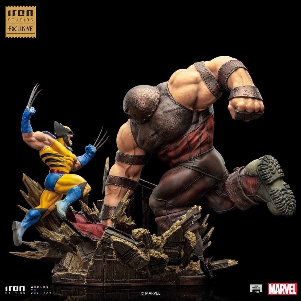 Marvel statuette 1/10 BDS Art Scale Wolverine vs Juggernaut heo EU Exclusive 30 cm