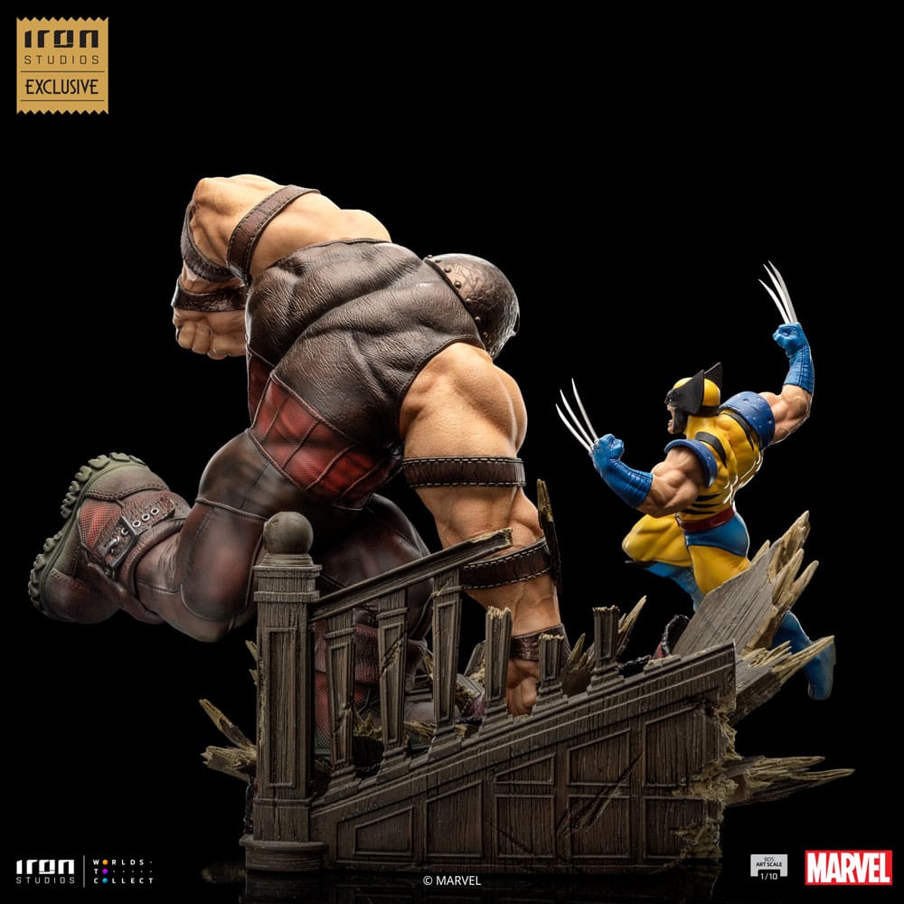 Marvel statuette 1/10 BDS Art Scale Wolverine vs Juggernaut heo EU Exclusive 30 cm