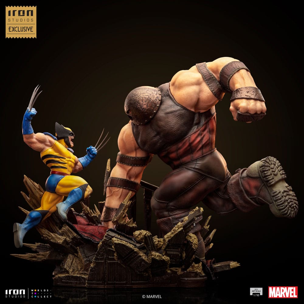 Marvel statuette 1/10 BDS Art Scale Wolverine vs Juggernaut heo EU Exclusive 30 cm