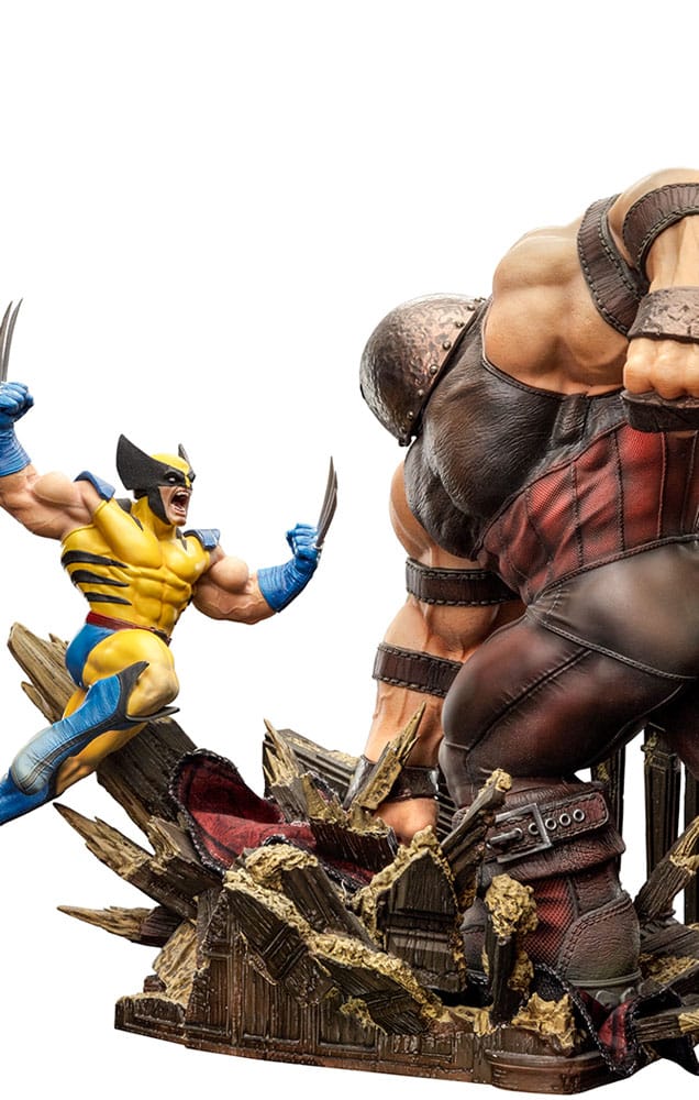 Marvel statuette 1/10 BDS Art Scale Wolverine vs Juggernaut heo EU Exclusive 30 cm