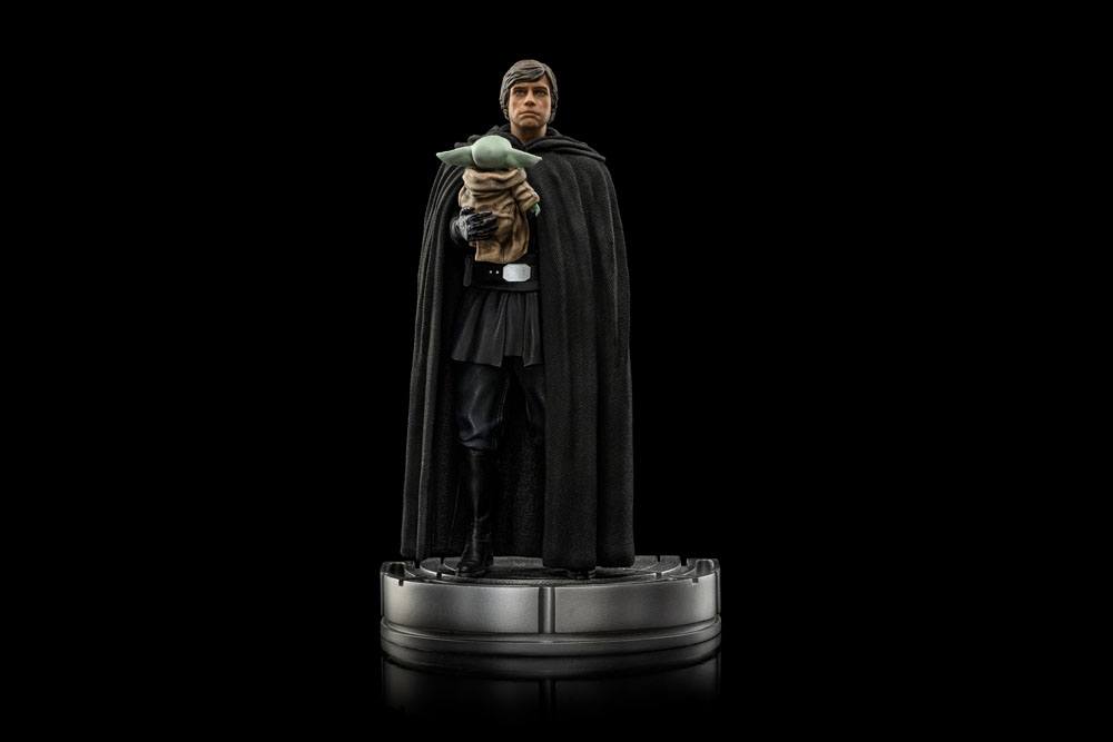 Star Wars The Mandalorian statuette 1/10 Art Scale Luke Skywalker et Grogu 21 cm