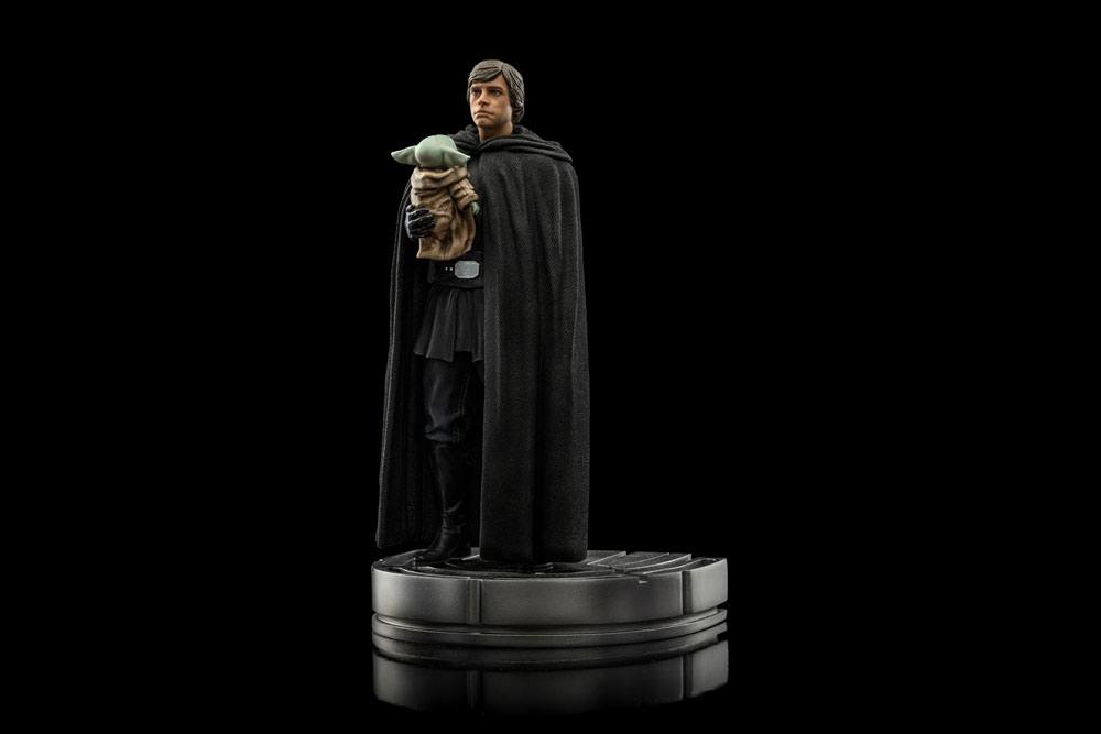 Star Wars The Mandalorian statuette 1/10 Art Scale Luke Skywalker et Grogu 21 cm