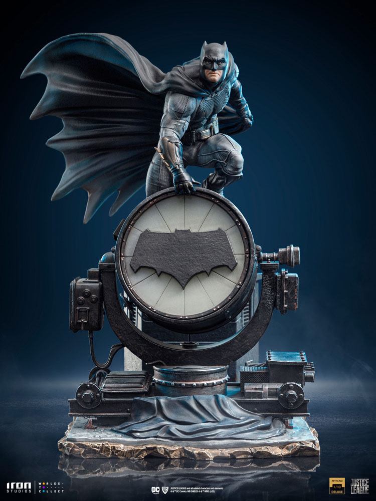 Zack Snyder's Justice League statuette 1/10 Deluxe Art Scale Batman on Batsignal 28 cm