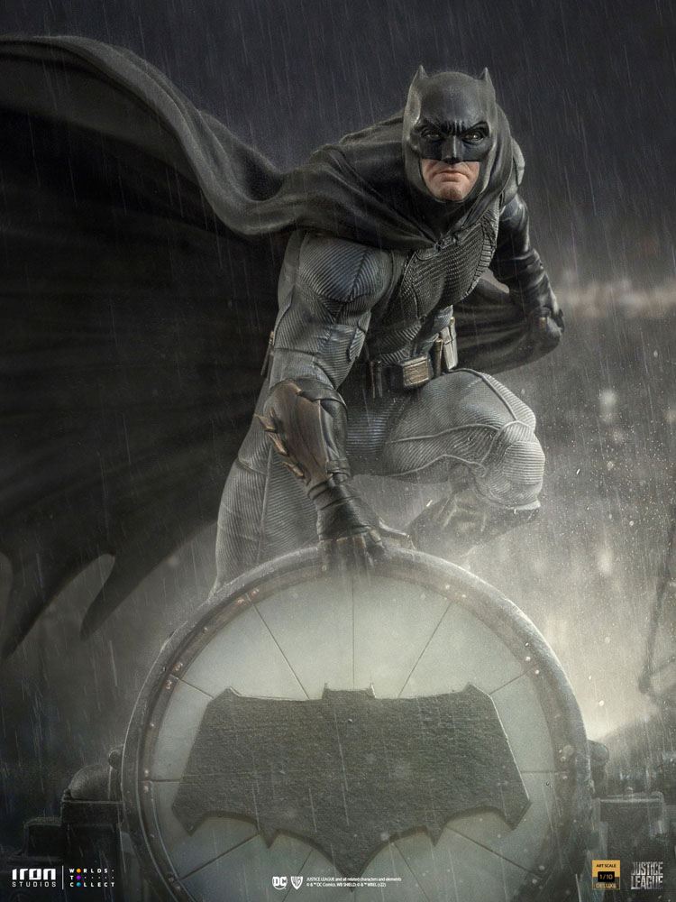 Zack Snyder's Justice League statuette 1/10 Deluxe Art Scale Batman on Batsignal 28 cm