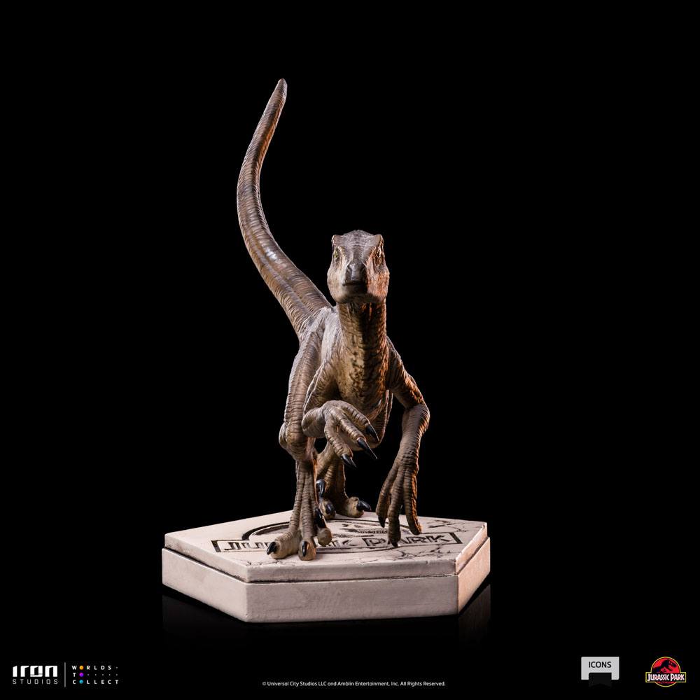 Jurassic World Icons statuette Velociraptor B 9 cm