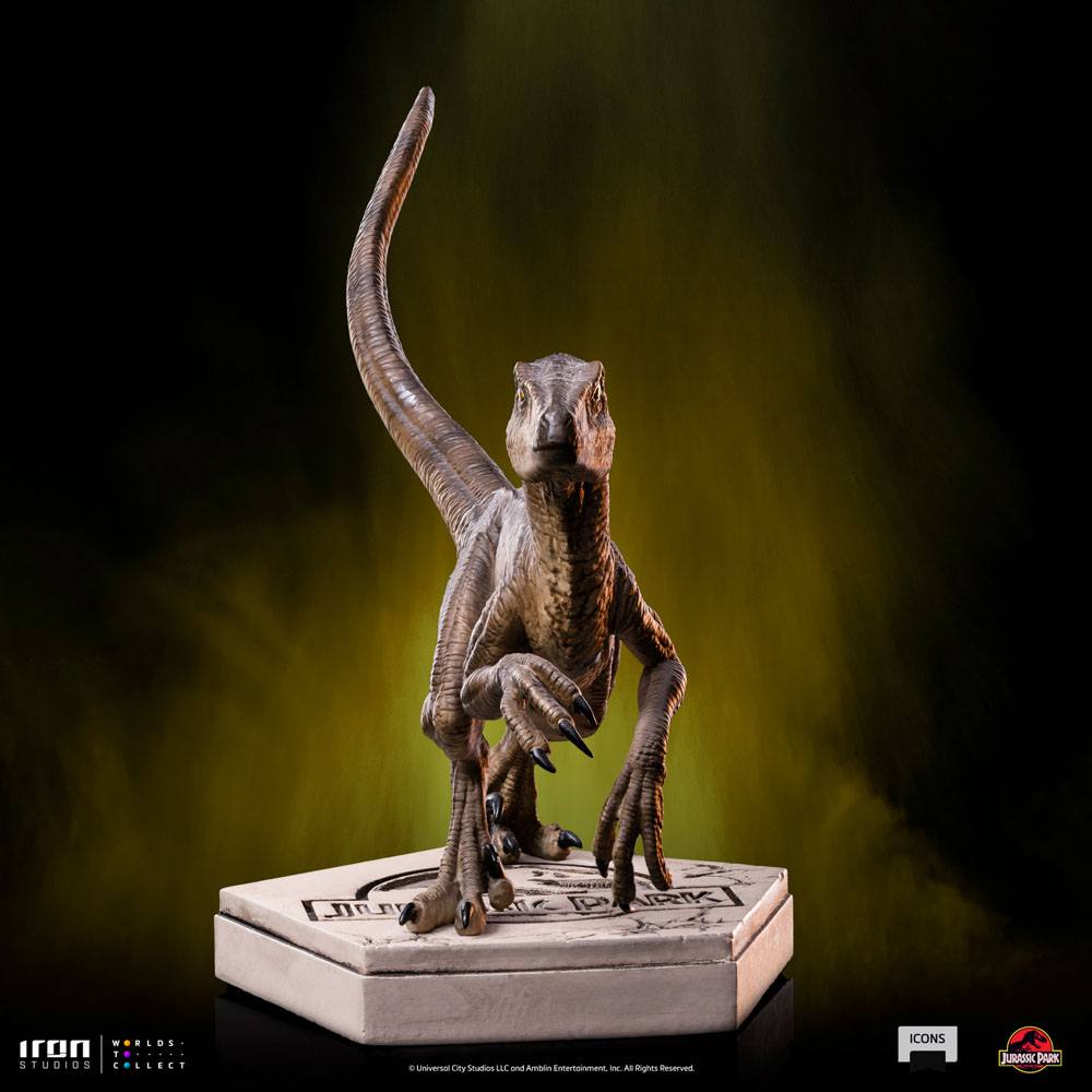 Jurassic World Icons statuette Velociraptor B 9 cm