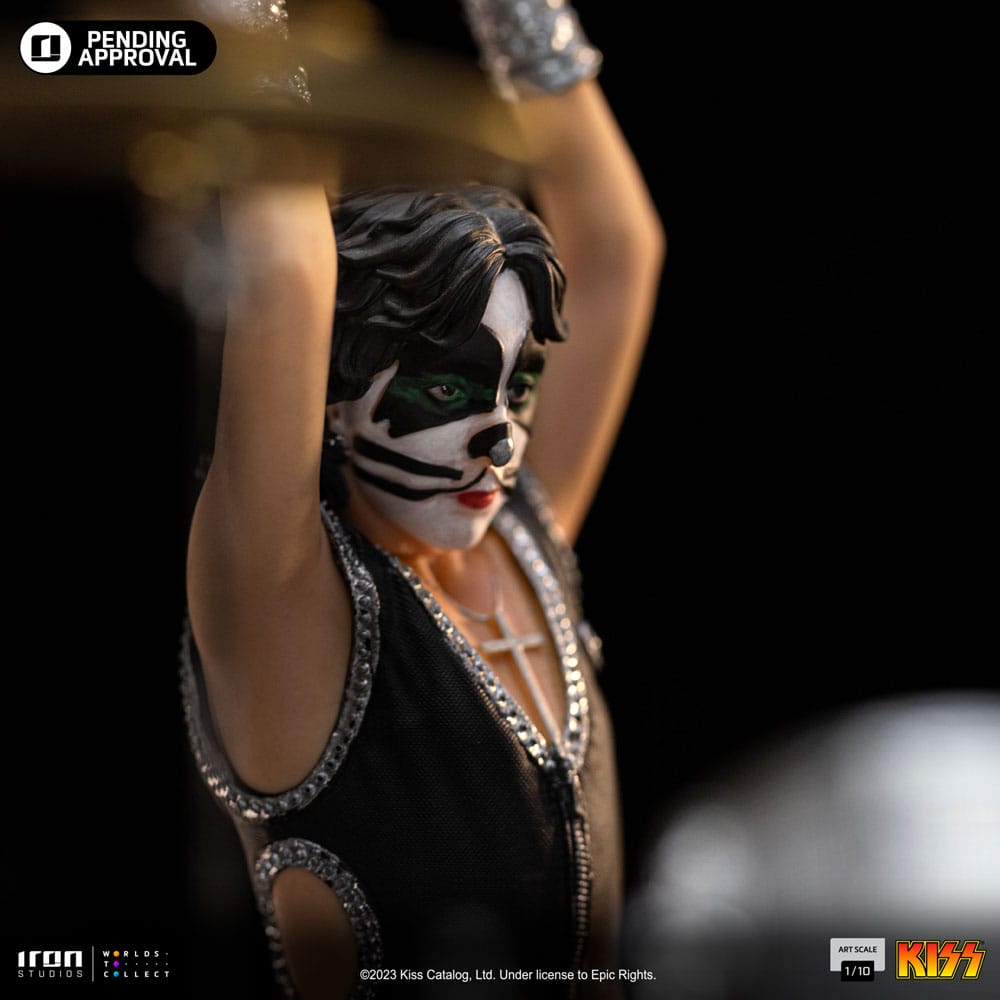 Kiss statuette Art Scale 1/10 Peter Criss Limited Edtition 22 cm