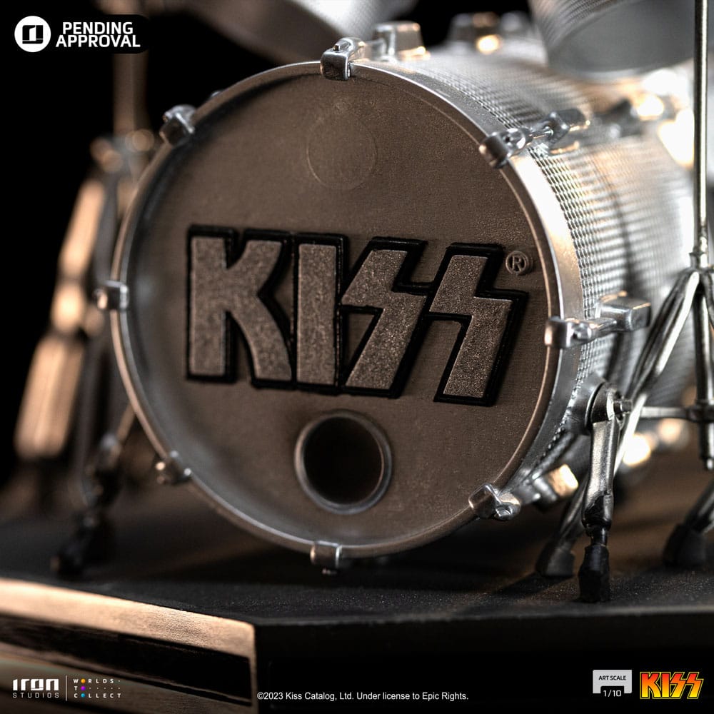 Kiss statuette Art Scale 1/10 Peter Criss Limited Edtition 22 cm