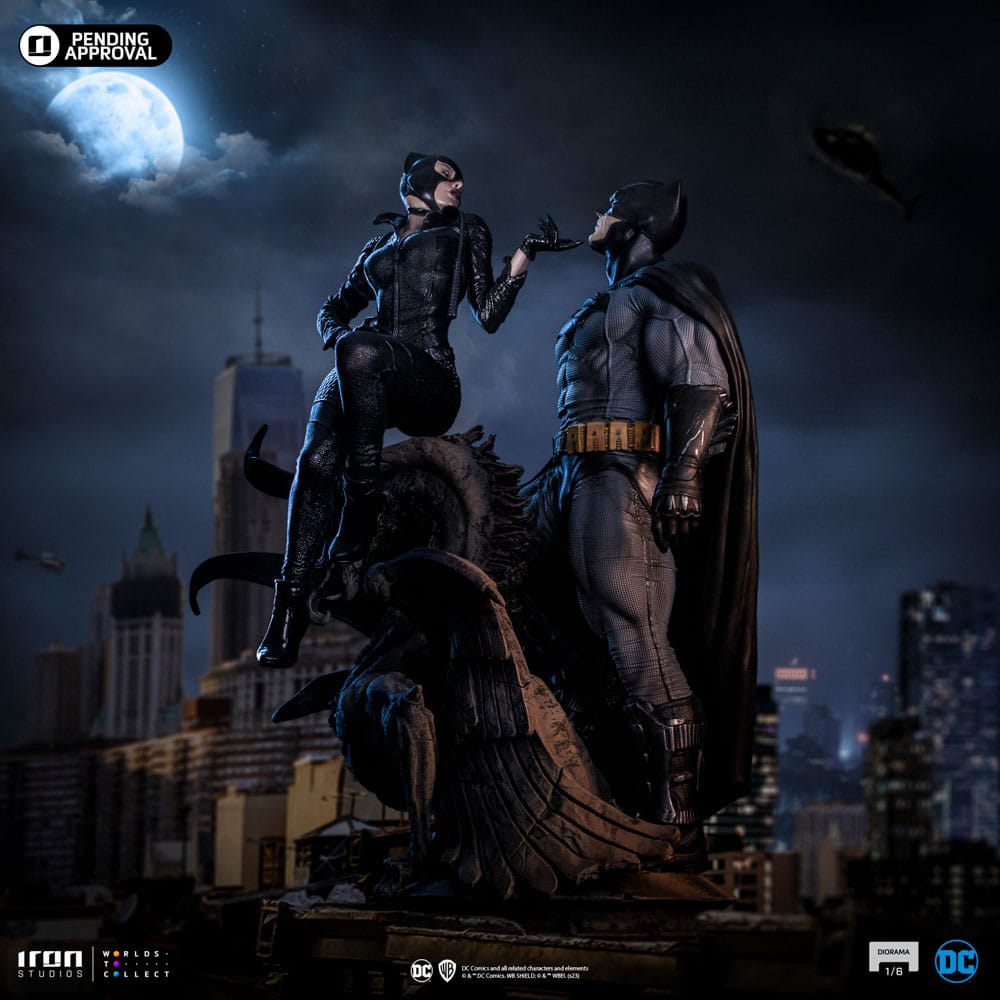 DC Comics diorama 1/6 Batman & Catwoman 51 cm