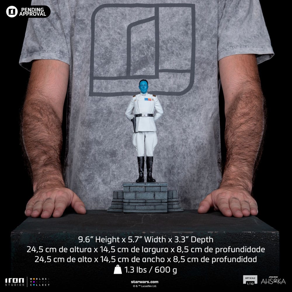 Star Wars Ahsoka statuette 1/10 Art Scale Grand Admiral Thrawn 25 cm
