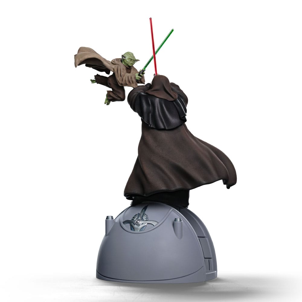 Star Wars statuette 1/10 Deluxe Art Scale Yoda vs Emperor Palpatine (CCXP Exclusive 2024) 31 cm