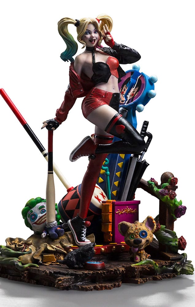 Iron Studios - Deluxe Arts Scale 1/10 - DC Comics - Gotham City Sirens - Harley Quinn Statue 22cm