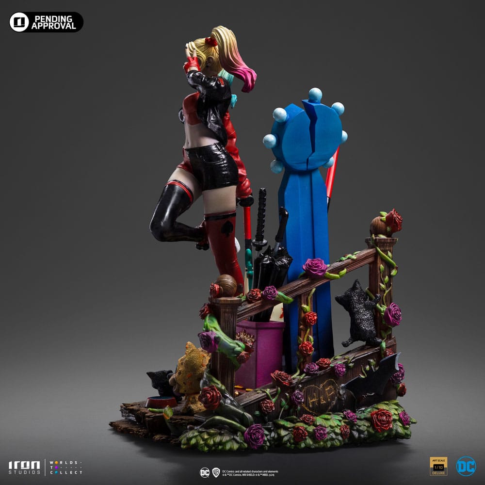 Iron Studios - Deluxe Arts Scale 1/10 - DC Comics - Gotham City Sirens - Harley Quinn Statue 22cm