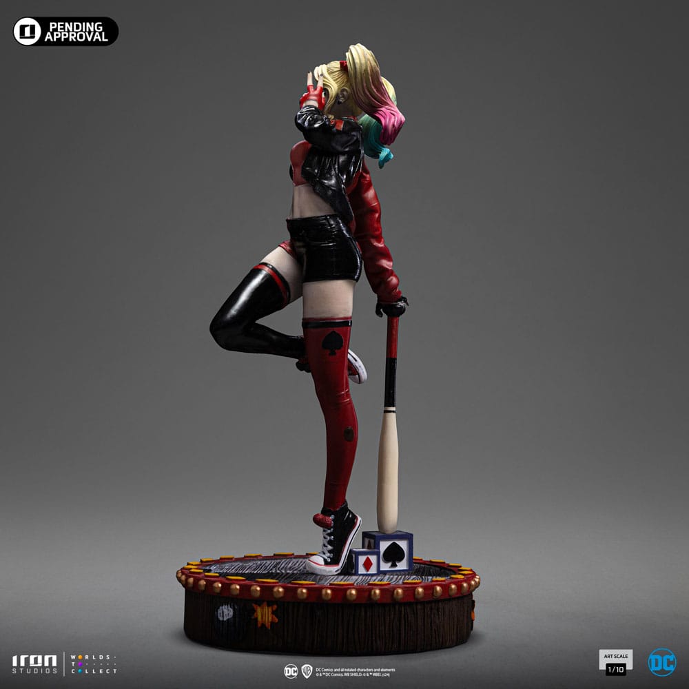 Iron Studios - Arts Scale 1/10 - DC Comics - Gotham City Sirens - Harley Quinn Statue 22cm