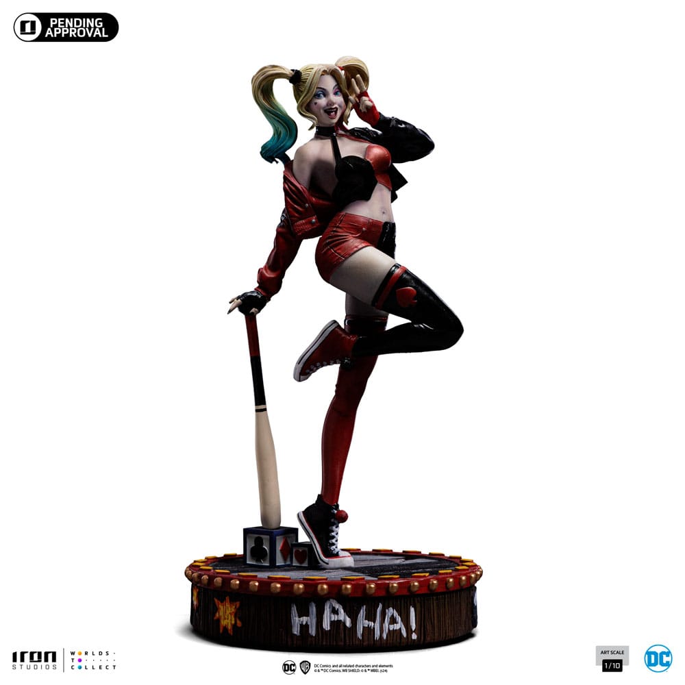 Iron Studios - Arts Scale 1/10 - DC Comics - Gotham City Sirens - Harley Quinn Statue 22cm