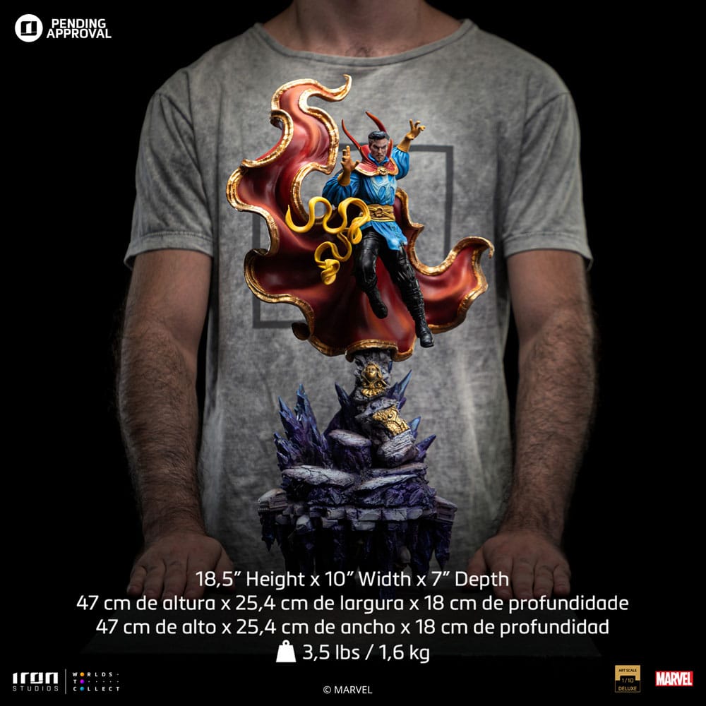 Iron Studios - Deluxe BDS Art Scale 1/10 - Marvel - Dr. Strange "Infinity Gauntlet" Statue 47cm