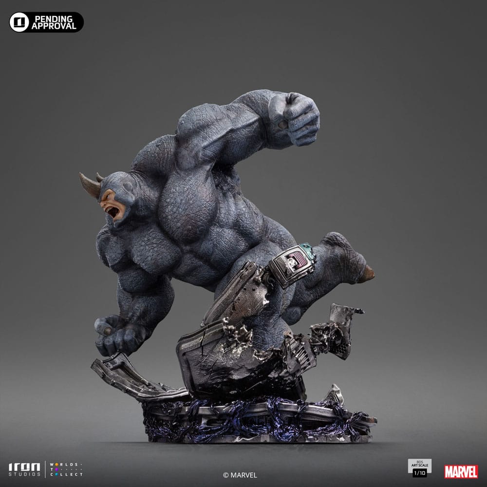 Iron Studios - BDS Art Scale 1/10 - Spider-Man Vs Villains - Rhino Statue 26cm
