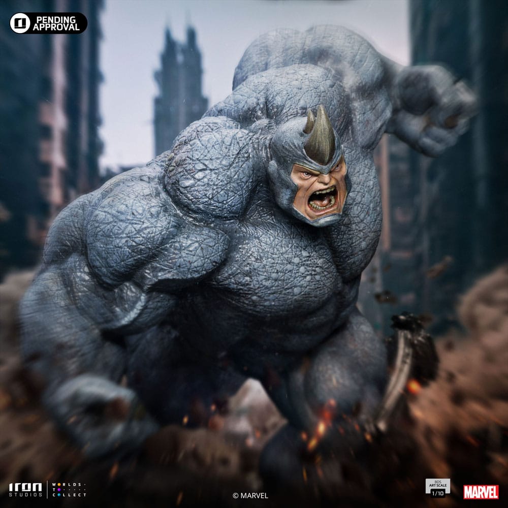 Iron Studios - BDS Art Scale 1/10 - Spider-Man Vs Villains - Rhino Statue 26cm