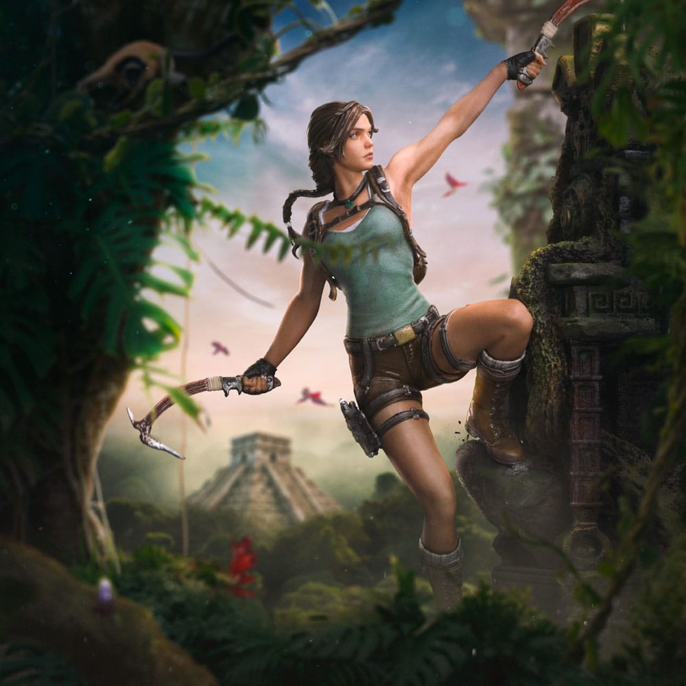 Iron Studios - Deluxe Art Scale 1/10 - Tomb Raider - Lara Croft Statue 36cm