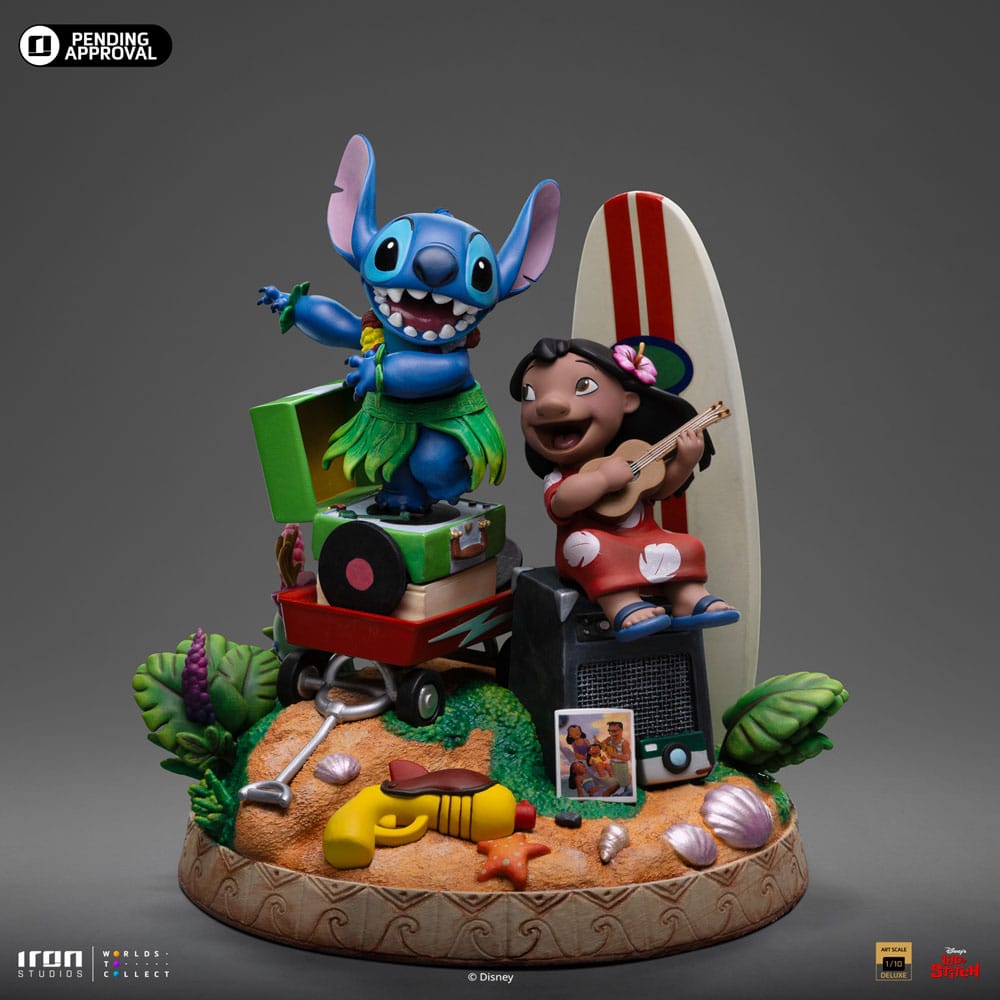 Iron Studios - Deluxe Art Scale 1/10 - Disney Classics - Lilo et Stitch Statue 20cm