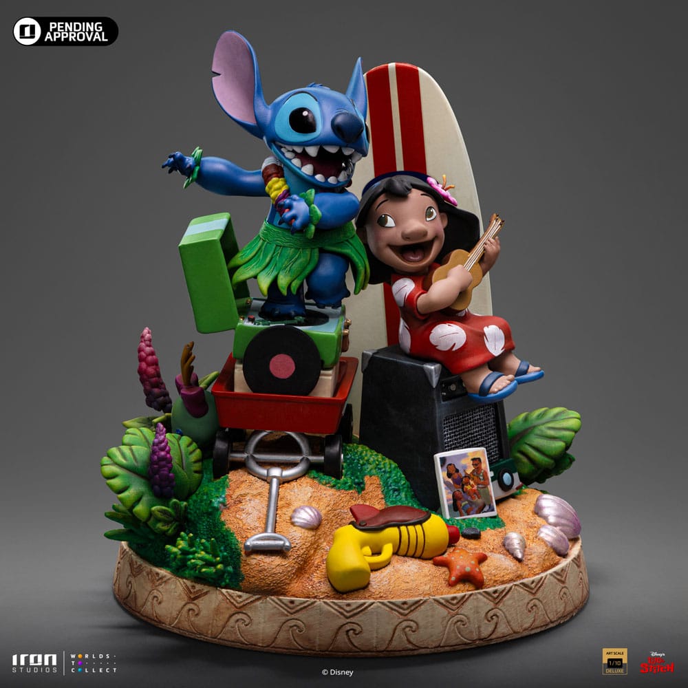 Iron Studios - Deluxe Art Scale 1/10 - Disney Classics - Lilo et Stitch Statue 20cm