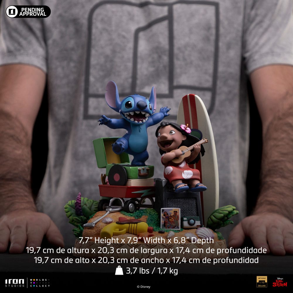 Iron Studios - Deluxe Art Scale 1/10 - Disney Classics - Lilo et Stitch Statue 20cm