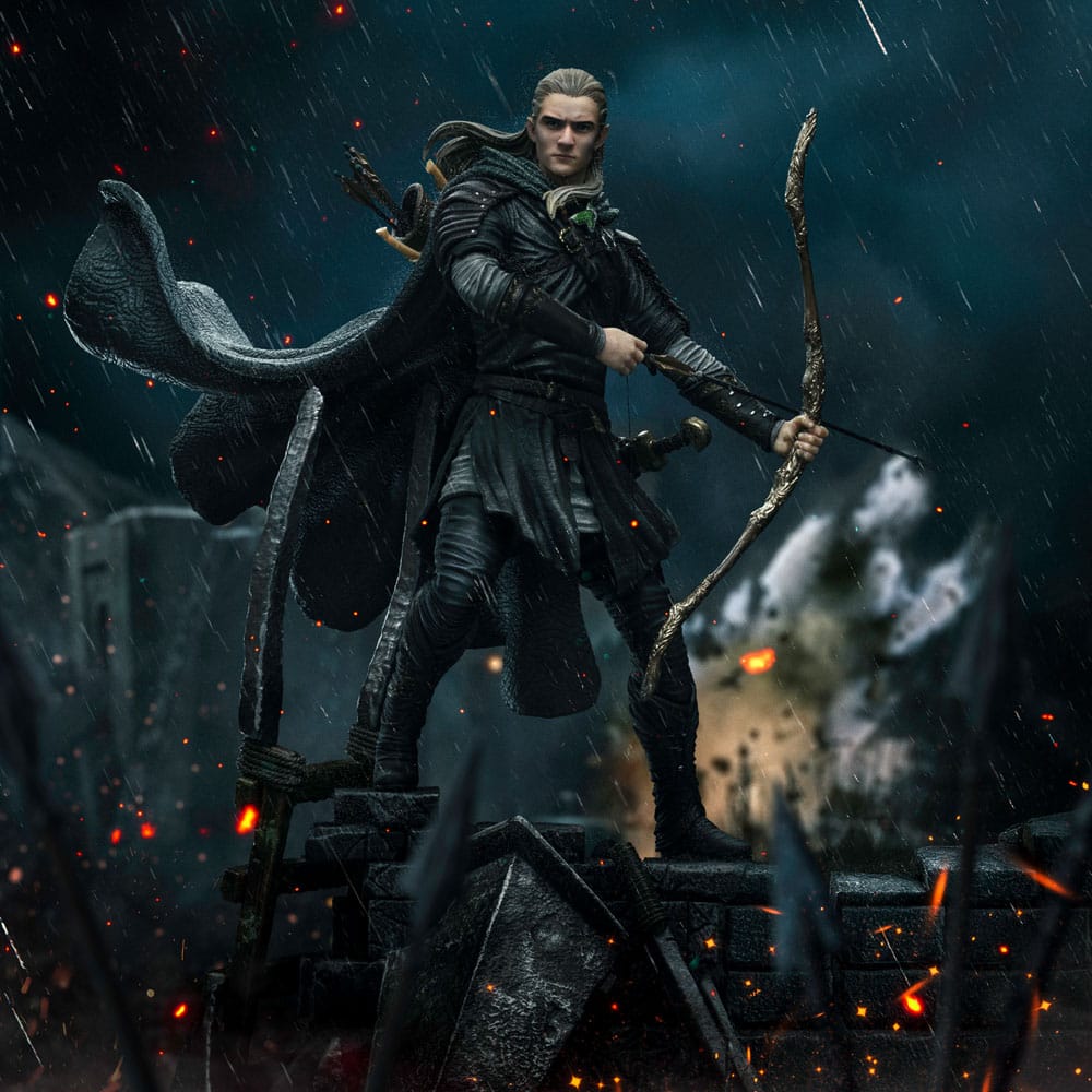 Iron Studios - Art Scale 1/10 - The Lord of the Rings - Legolas Unleashed Statue 29cm