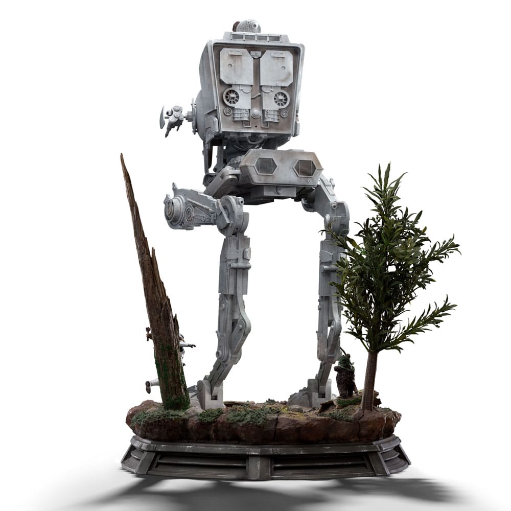 Star Wars statuette 1/20 Demi Art Scale AT-ST and Chewbacca 53 cm