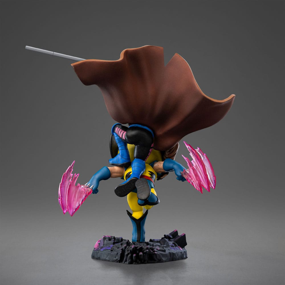 X-Men 97 figurine Mini Co. PVC Gambit and Wolverine 23 cm