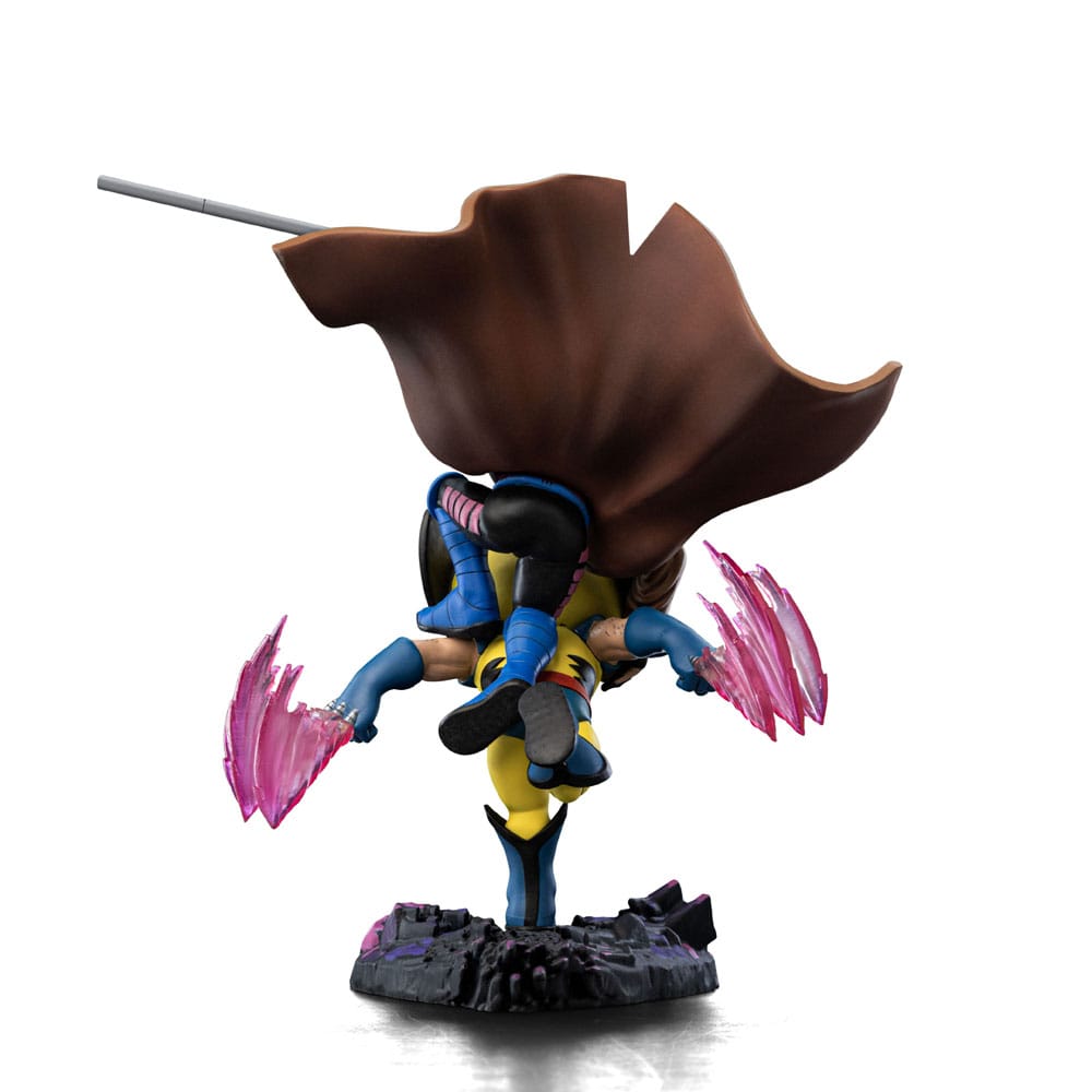 X-Men 97 figurine Mini Co. PVC Gambit and Wolverine 23 cm